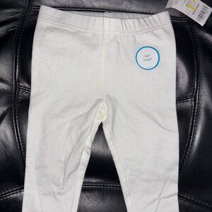 Carter’s White Capri Leggings Girls 3T NWT